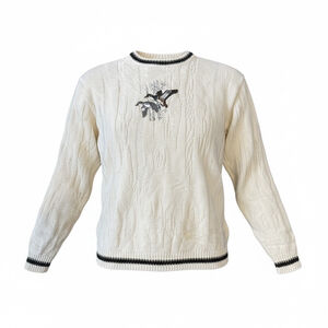 Red Head Vintage Wood Duck Crewneck Sweater XXL Tall